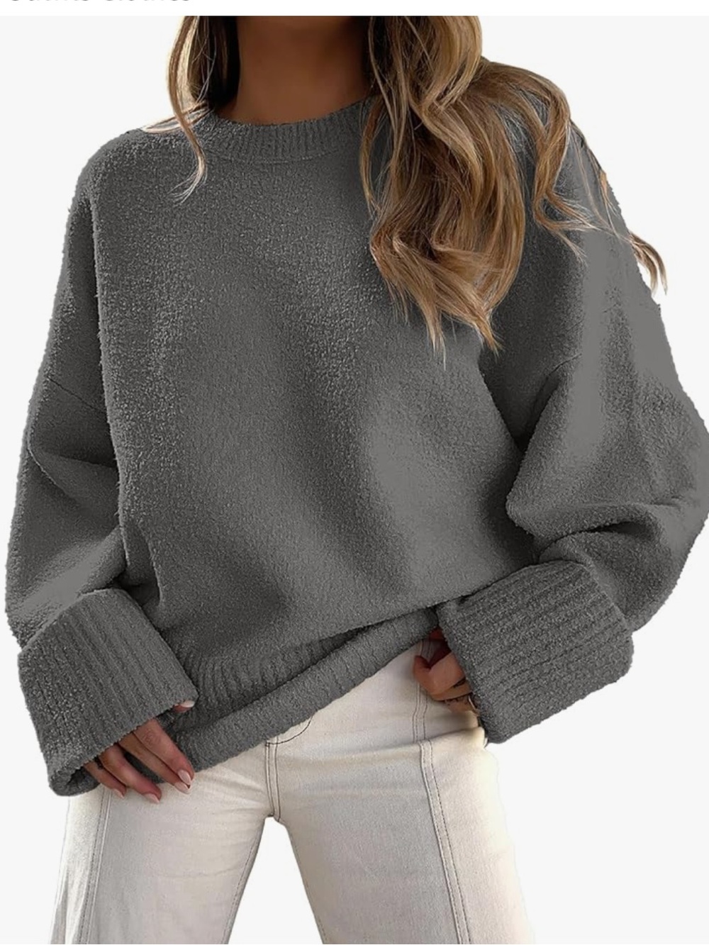 NWT Anrabess Grey Oversized Sweater